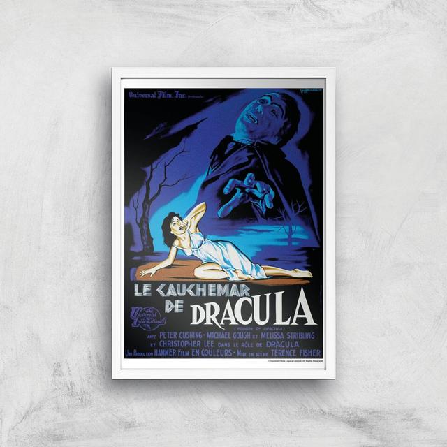 Le Cauchemar De Dracula Giclee Art Print - A3 - White Frame on Productcaster.