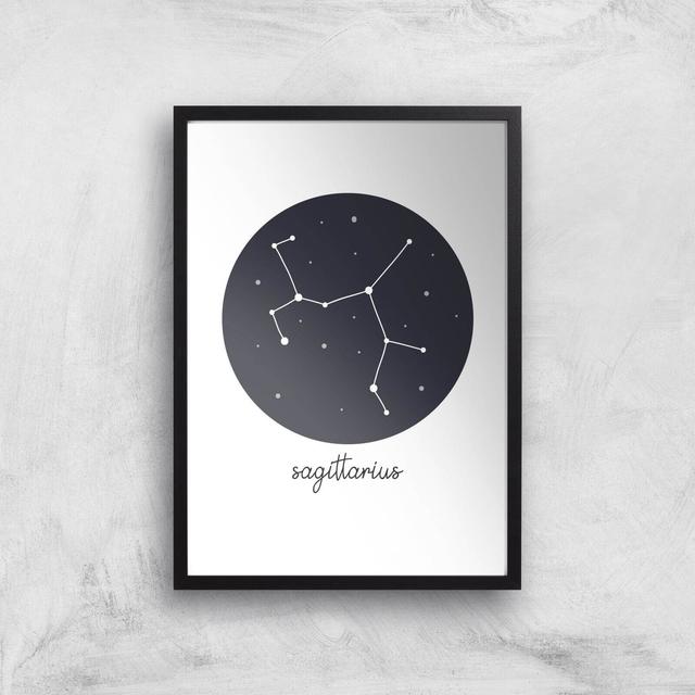 Sagittarius Art Print - A3 - Black Frame on Productcaster.