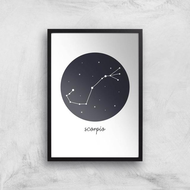 Scorpio Art Print - A3 - Black Frame on Productcaster.