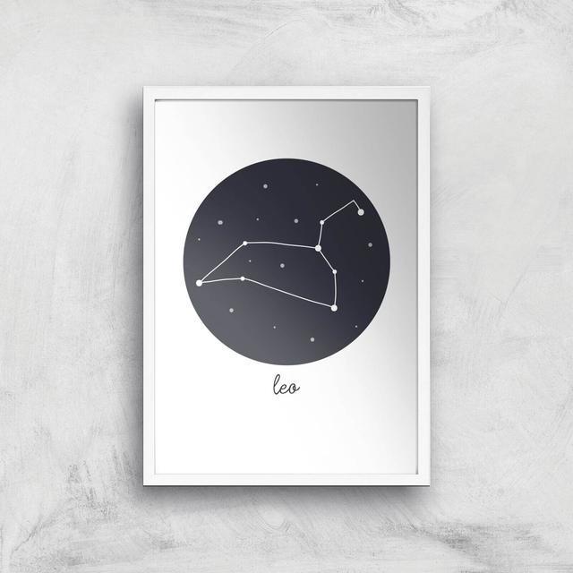 Leo Art Print - A2 - White Frame on Productcaster.