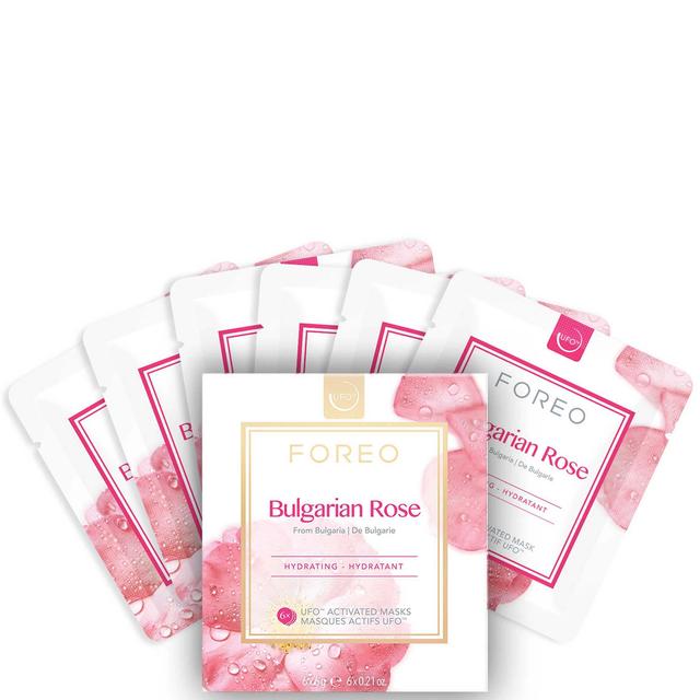 FOREO Bulgarian Rose UFO Moisture-Boosting Face Mask (6 Pack) on Productcaster.