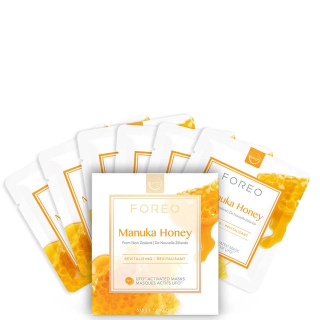 FOREO Manuka Honey UFO/UFO Mini Revitalising Face Mask for Ageing Skin (6 Pack) on Productcaster.