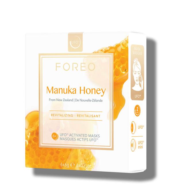 FOREO Manuka Honey UFO/UFO Mini Revitalising Face Mask for Ageing Skin (6 Pack) on Productcaster.