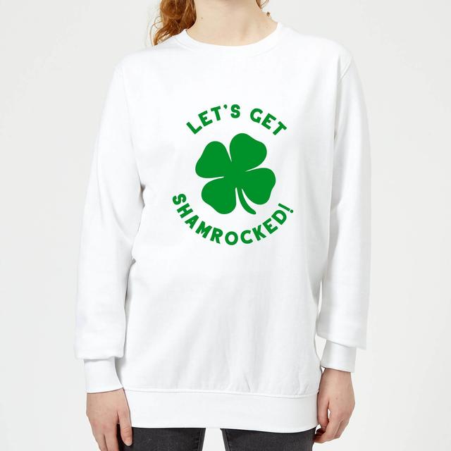 Let's Get Shamrocked! Women's Sweatshirt - White - XS - Weiß on Productcaster.