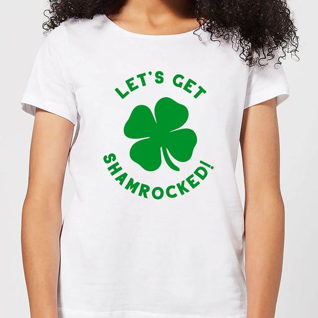 Let's Get Shamrocked! Women's T-Shirt - White - S - Weiß on Productcaster.