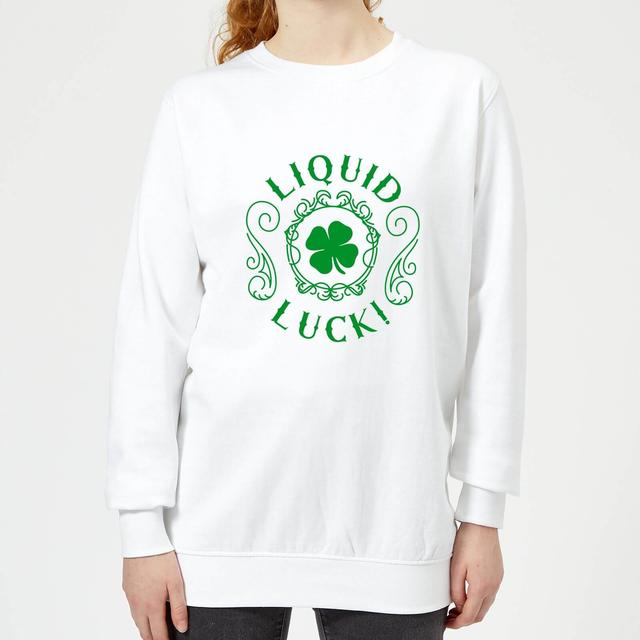 Liquid Luck Women's Sweatshirt - White - XXL - Weiß on Productcaster.