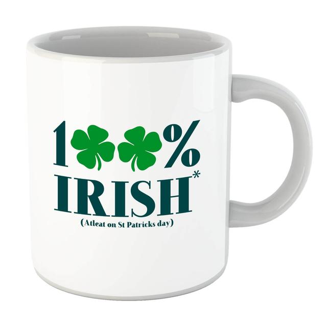 100% Irish* Mug on Productcaster.