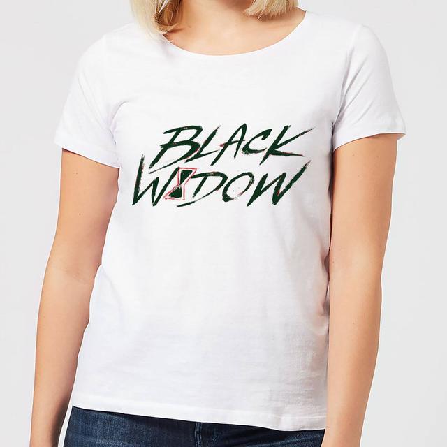 Camiseta Viuda Negra Handwriting - Mujer - Blanco - M - Blanco on Productcaster.