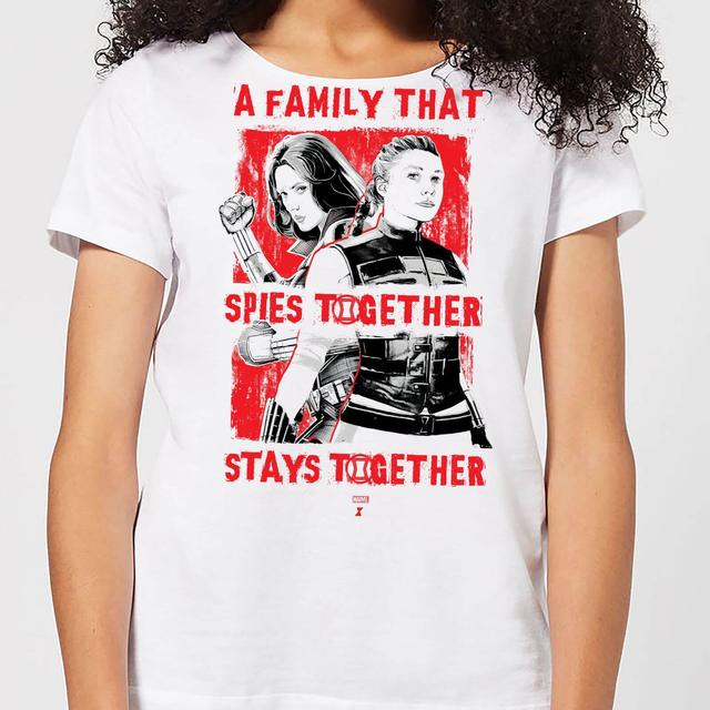 T-Shirt Black Widow Family That Spies Together - Bianco - Donna - XXL - Bianco on Productcaster.