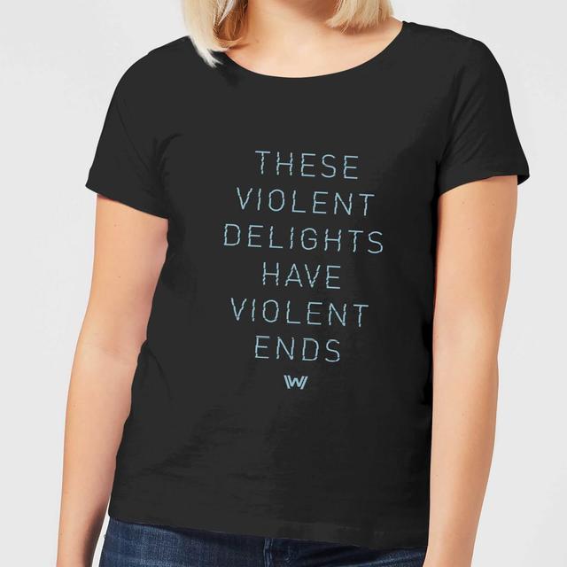 Westworld Violent Delights Women's T-Shirt - Black - L - Svart on Productcaster.