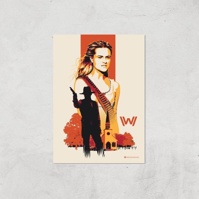 Lámina de arte giclee Dolores Abernathy A2 de Westworld Multicolor on Productcaster.