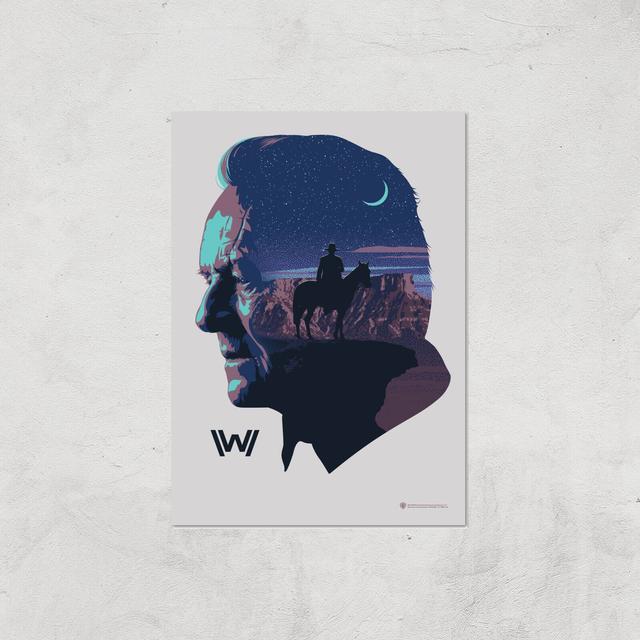 Westworld Robert Ford A2 Giclee Art Print Mehrfarbig on Productcaster.