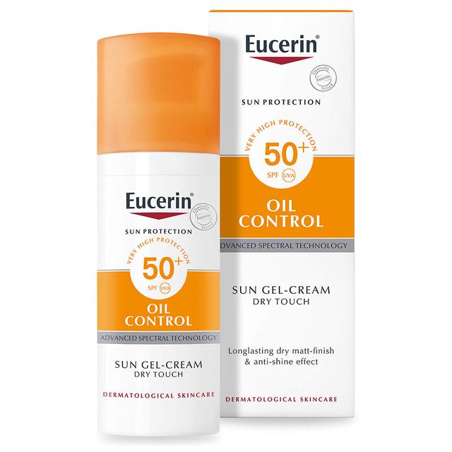 Eucerin Sun Face Oil Control Sun Gel-Cream Dry Touch SPF50+ 50ml on Productcaster.