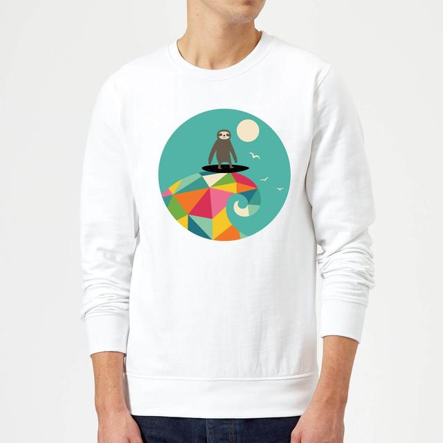 Andy Westface Surfs Up Sweatshirt - White - M - Weiß on Productcaster.