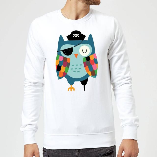 Andy Westface Captain Whooo Sweatshirt - White - M - Weiß on Productcaster.