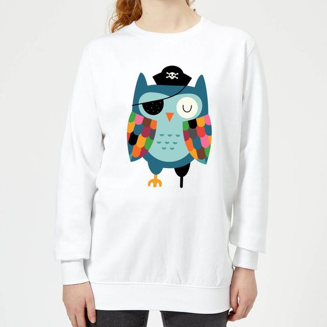 Andy Westface Captain Whooo Women's Sweatshirt - White - XL - Weiß on Productcaster.