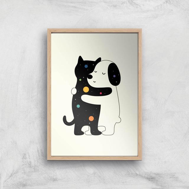 Andy Westface Universal Language Giclee Art Print - A4 - Wooden Frame on Productcaster.