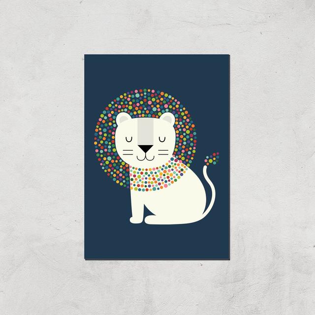 Andy Westface As A Lion Giclee Art Print - A3 - Print Only on Productcaster.