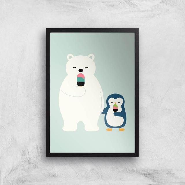 Andy Westface Stay Cool Giclee Art Print - A3 - Black Frame on Productcaster.