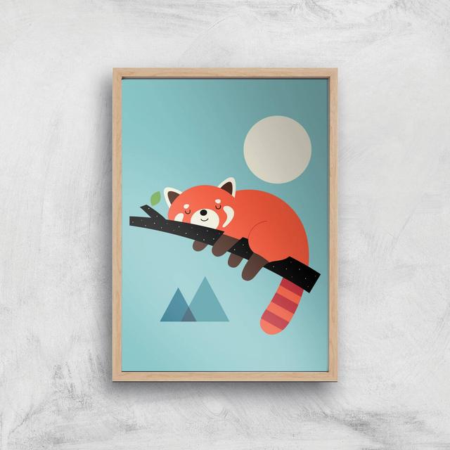 Andy Westface Nap Time Giclee Art Print - A3 - Wooden Frame on Productcaster.