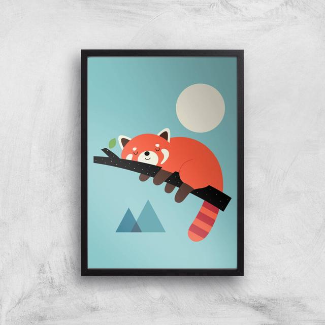 Andy Westface Nap Time Giclee Art Print - A3 - Black Frame on Productcaster.