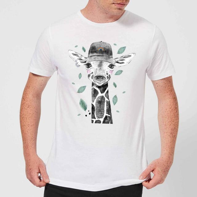 Rainbow Giraffe Men's T-Shirt - White - S - Weiß on Productcaster.