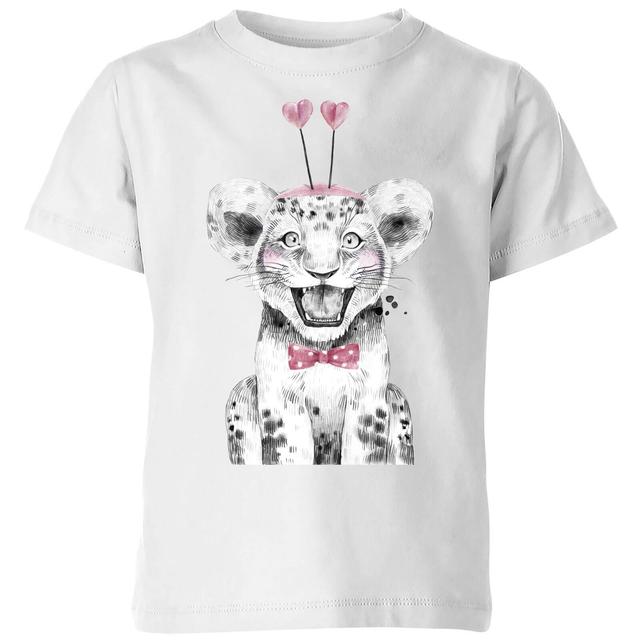 Hearty Cub Kids' T-Shirt - White - 11-12 Jahre - Weiß on Productcaster.