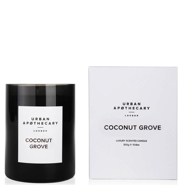 Urban Apothecary Coconut Grove Luxury Candle - 300g Black on Productcaster.