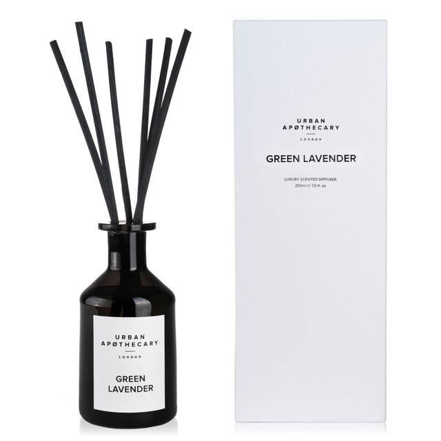 Urban Apothecary Green Lavender Luxury Diffuser - 200ml Black on Productcaster.