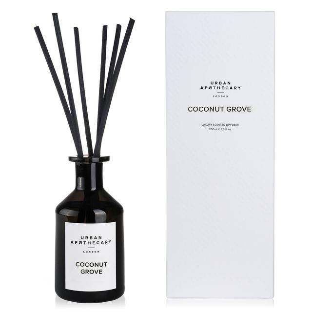 Urban Apothecary Coconut Grove Luxury Diffuser - 200ml Black on Productcaster.