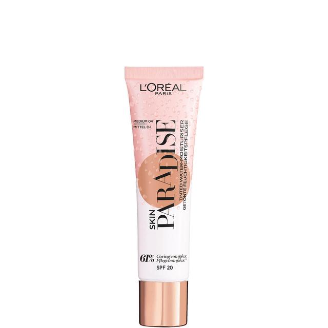 L'Oréal Paris Skin Paradise Tinted Moisturiser SPF20 30ml (Various Shades) - Medium 04 on Productcaster.