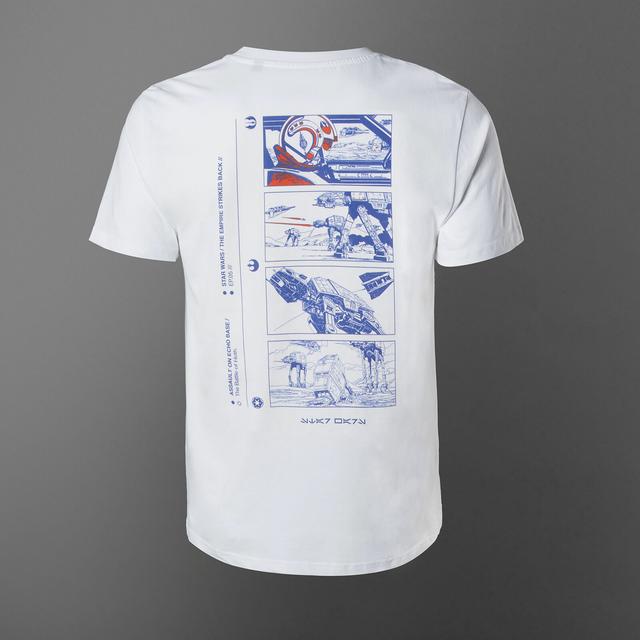 T-shirt Star Wars Attack On Echo Base - Blanc - Unisexe - XXL - Blanc on Productcaster.