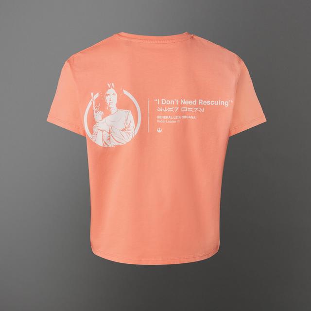 Camiseta corta Star Wars Princesa Leia - Mujer - Coral - XL - Coral on Productcaster.