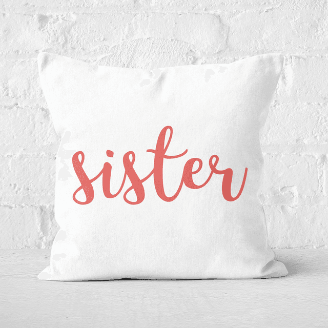 Sister Square Cushion - 40x40cm - Soft Touch on Productcaster.