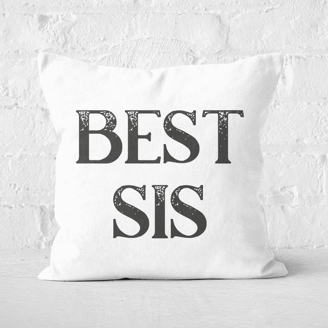 Best Sis Square Cushion - 40x40cm - Soft Touch on Productcaster.