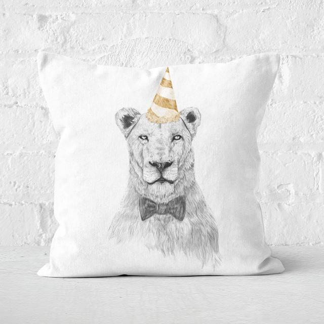 Get The Party Started Cushion Square Cushion - 60x60cm - Soft Touch on Productcaster.