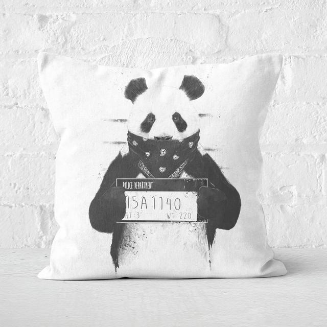 Bad Panda Cushion Square Cushion - 60x60cm - Soft Touch on Productcaster.