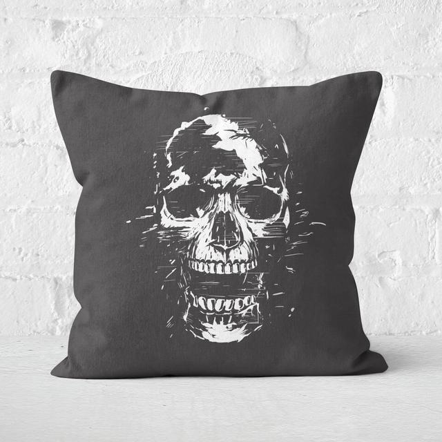 Scream Black & White Cushion Square Cushion - 50x50cm - Soft Touch on Productcaster.