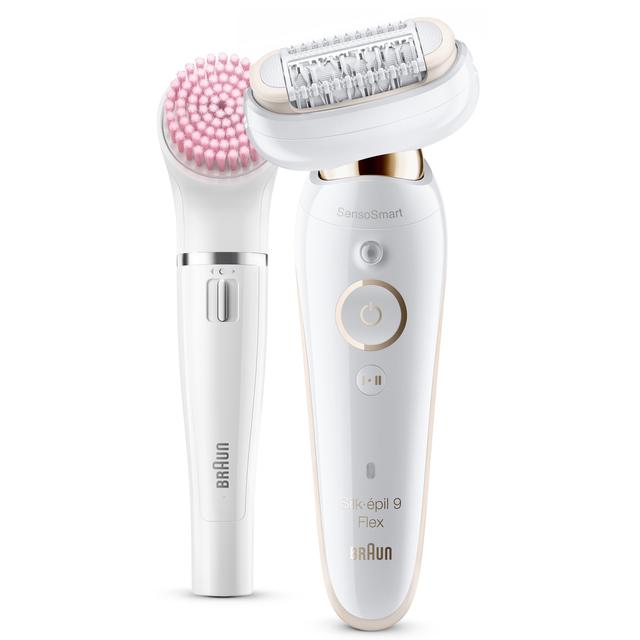 Braun Silk-épil 9 Flex 9100 Beauty Set, White/Gold on Productcaster.