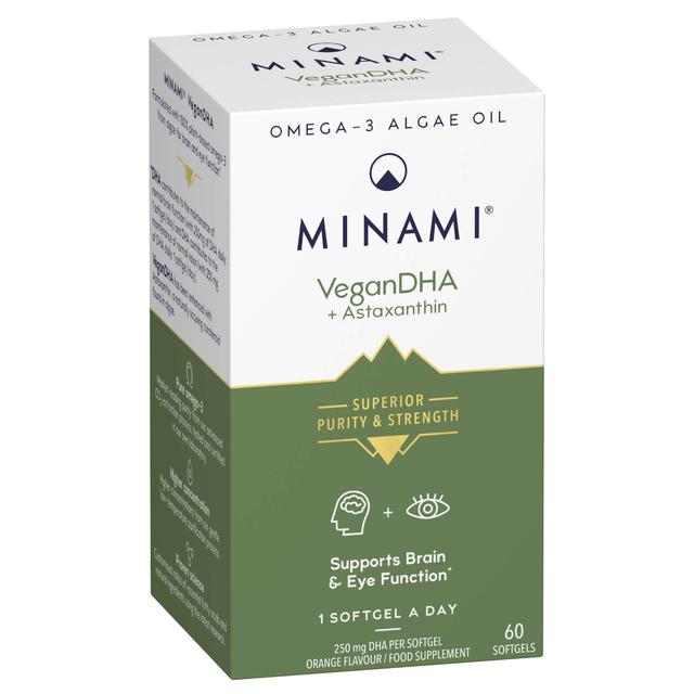 Minami VeganDHA Omega-3 Fish Oil - 60 Capsules on Productcaster.