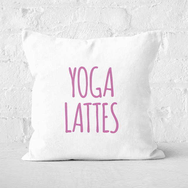 Yoga Lattes Square Cushion - 50x50cm - Soft Touch on Productcaster.