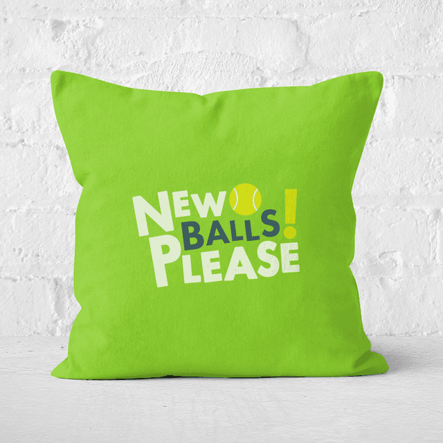 New Balls Please Square Cushion - 60x60cm - Soft Touch on Productcaster.