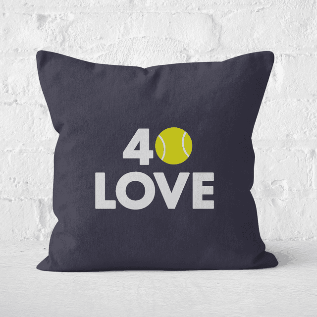 40 Love Square Cushion - 40x40cm - Soft Touch on Productcaster.