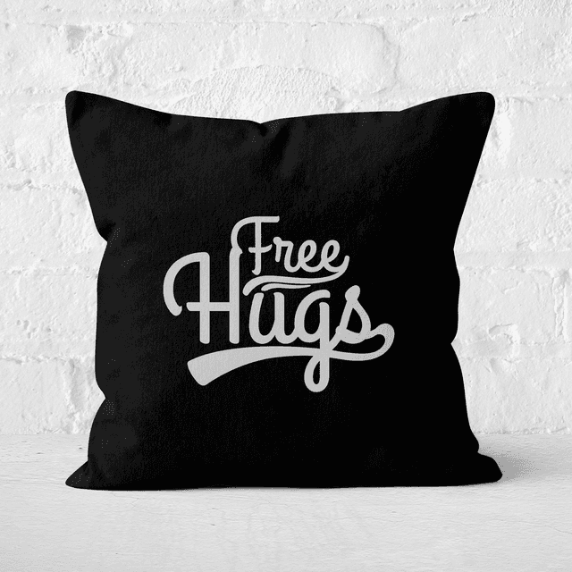 Free Hugs Square Cushion - 40x40cm - Soft Touch on Productcaster.