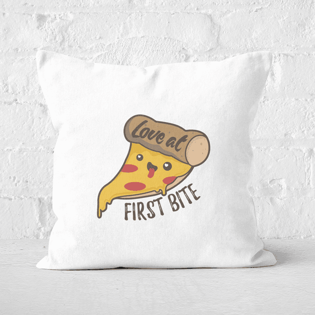 Love At First Bite Square Cushion - 50x50cm - Soft Touch on Productcaster.