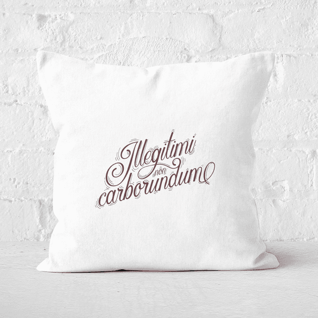 Illegitimi Square Cushion - 40x40cm - Soft Touch on Productcaster.