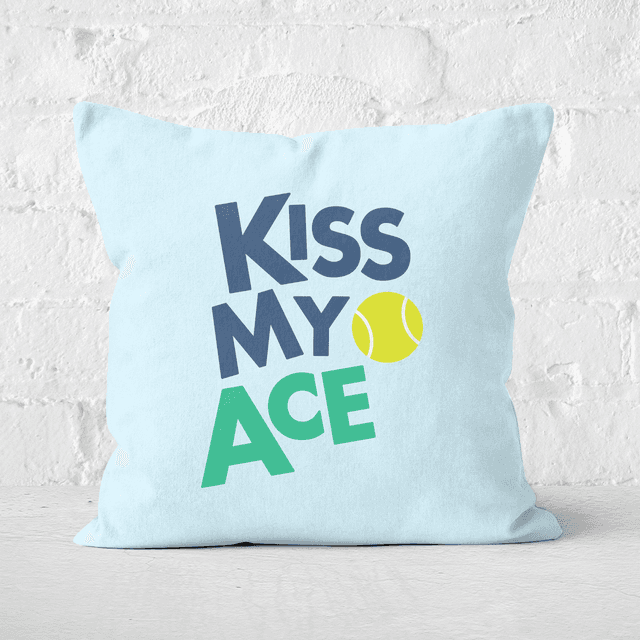 Kiss My Ace Square Cushion - 60x60cm - Soft Touch on Productcaster.