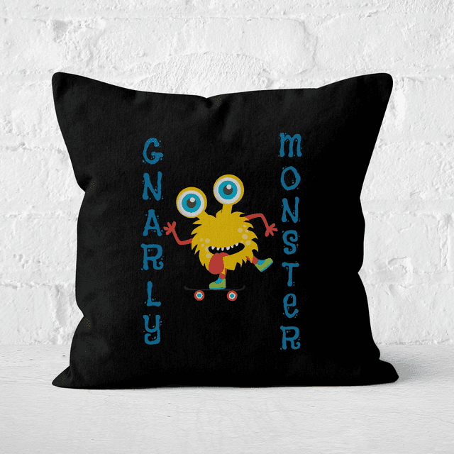 Gnarly Monster Square Cushion - 50x50cm - Soft Touch on Productcaster.