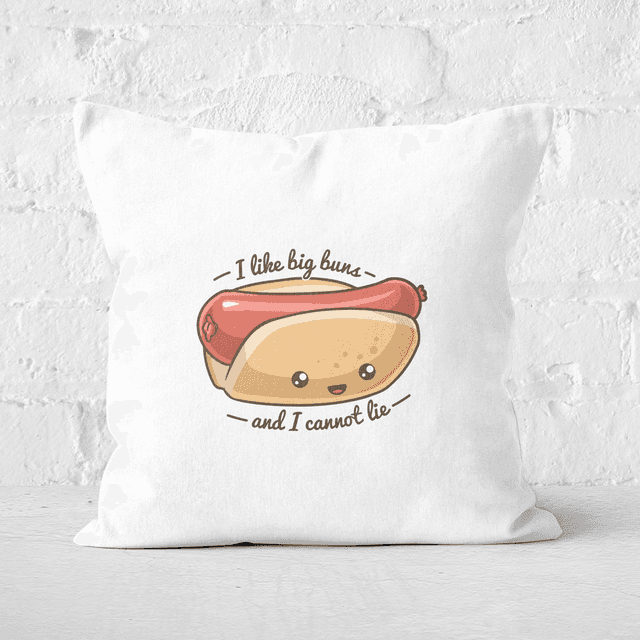 I Like Big Buns Square Cushion - 50x50cm - Soft Touch on Productcaster.