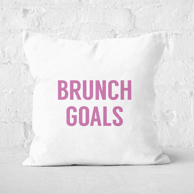 Brunch Goals Square Cushion - 50x50cm - Soft Touch on Productcaster.